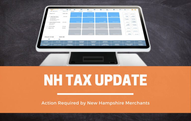 Point-Of-Sale systemNH tax update title