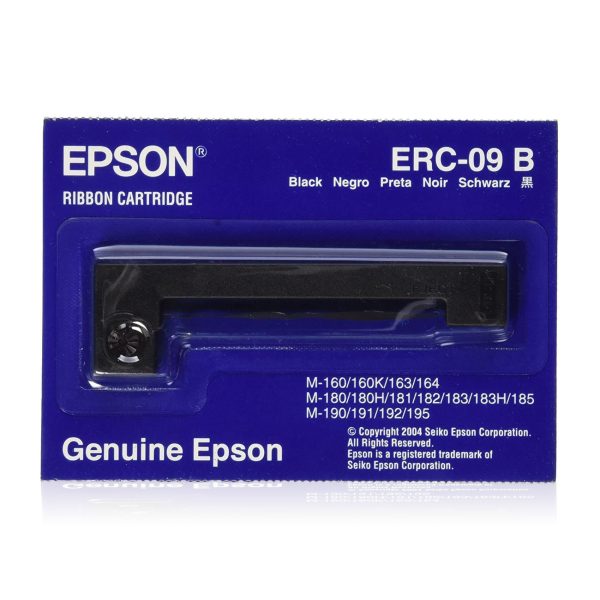 Epson ERC-09B OEM Black Printer Ribbon Cartridge