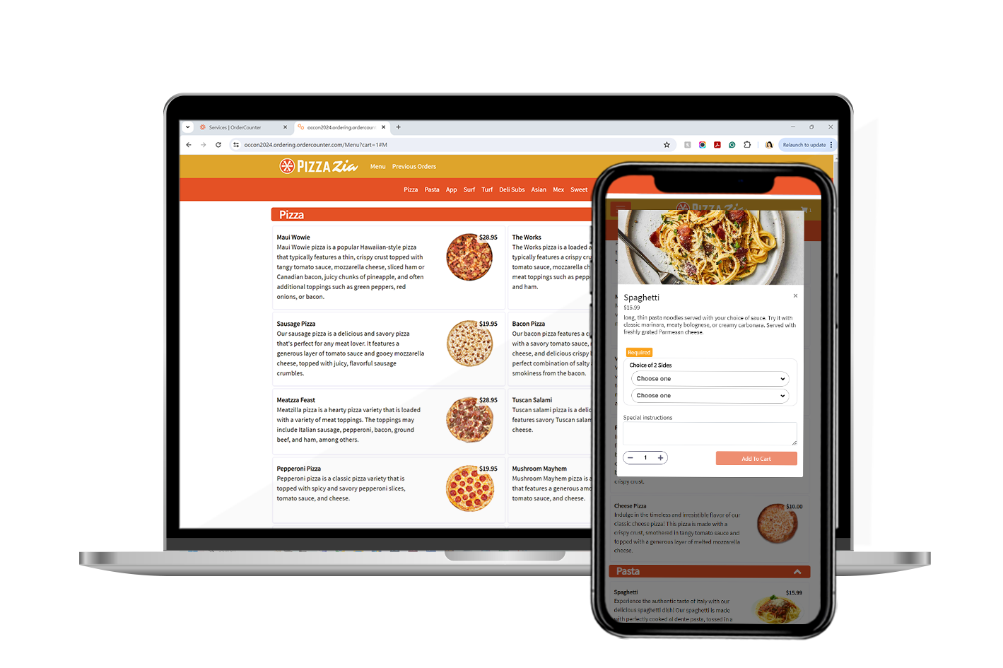 Online Ordering