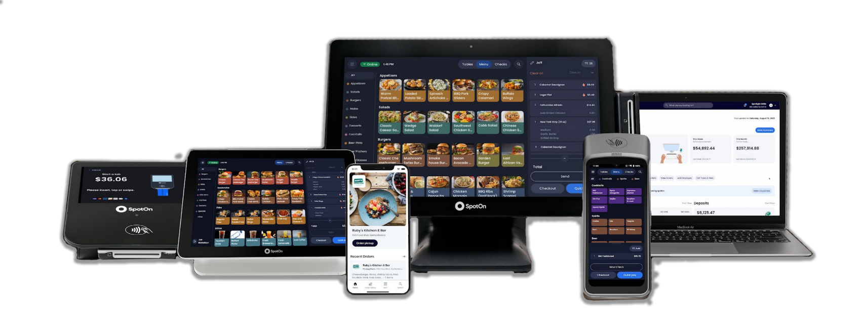 SpotOn Products for Web